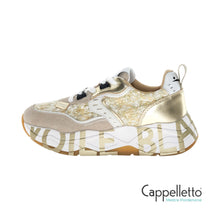 Carica l'immagine nel visualizzatore di Gallery, CLUB105 Sneaker Donna Suede/Paillettes Beige Platinum
