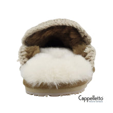 Carica l'immagine nel visualizzatore di Gallery, Slipper Full Eskimo Stitch Cognac