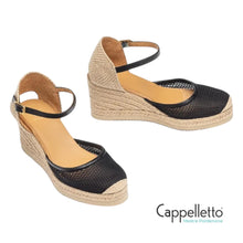 Carica l'immagine nel visualizzatore di Gallery, COREBO Espadrillas Corda Nero