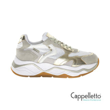 Carica l'immagine nel visualizzatore di Gallery, CLUB119 MESH Sneaker Donna Suede/Mesh Sand Platinum