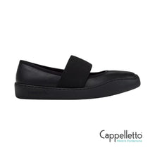 Carica l'immagine nel visualizzatore di Gallery, PEU TOURING Ballerina Donna in Pelle Nera