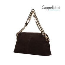 Carica l'immagine nel visualizzatore di Gallery, MICHELLE Borsa Small in Suede Dark Brown