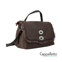 Carica l'immagine nel visualizzatore di Gallery, Postina S Vimini con Frangia Brown Sottobosco