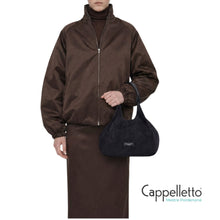 Carica l'immagine nel visualizzatore di Gallery, DUA Borsa Media Suede Notturno