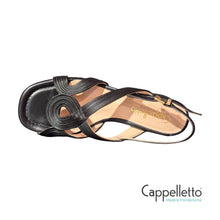 Carica l'immagine nel visualizzatore di Gallery, Sandalo LIZ 4208 Nappa Nera