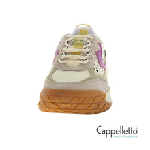 Carica l'immagine nel visualizzatore di Gallery, CLUB ACT 2 Sneaker Donna Suede/Nylon White-Pink