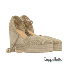 Carica l'immagine nel visualizzatore di Gallery, CORA 256 Espadrilla Lacci Oro