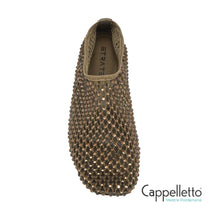 Carica l'immagine nel visualizzatore di Gallery, Ballerina Bijoux Militare/Caramello All Over Strass