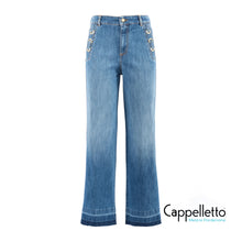 Carica l'immagine nel visualizzatore di Gallery, SANTORINI Panta Denim Comfort Blu Medio