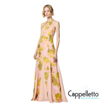 Carica l'immagine nel visualizzatore di Gallery, ALTEZZA Abito Lungo C/Catena Viscosa Stampata Peonia