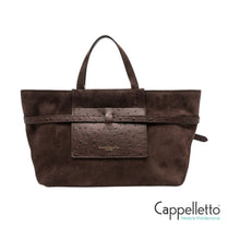 Carica l'immagine nel visualizzatore di Gallery, BELTY Borsa in Suede Moka