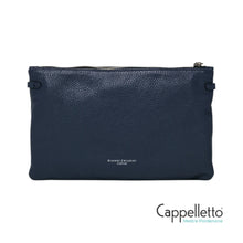 Carica l'immagine nel visualizzatore di Gallery, HERMY Busta in Pelle Blu Navy