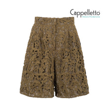 Carica l'immagine nel visualizzatore di Gallery, EVA Shorts Tessuto Macramè Militare