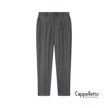 Carica l'immagine nel visualizzatore di Gallery, TRIDENTE Pantalone Punto Stoffa Grigio Corvo