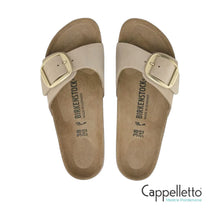 Carica l'immagine nel visualizzatore di Gallery, MADRID Donna Big Buckle Nubuck Leather Sandcastle