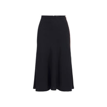 Carica l'immagine nel visualizzatore di Gallery, Gonna midi con bande Nero/Rouge Noir GO 055