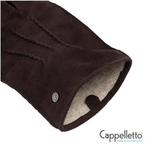 Carica l'immagine nel visualizzatore di Gallery, Guanti da Uomo in Camoscio Testa di Moro