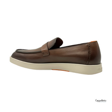 Carica l'immagine nel visualizzatore di Gallery, Mocassino Uomo Monk Strap Pelle Anticata Marrone