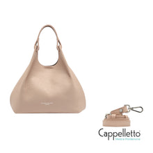 Carica l'immagine nel visualizzatore di Gallery, DUA Borsa Media in Pelle Pink Salt