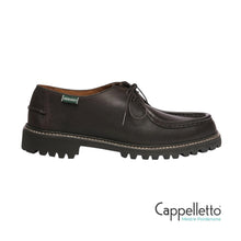 Carica l'immagine nel visualizzatore di Gallery, OPAL LUG Mocassino Barca da Uomo in Pelle Marrone