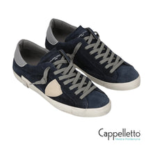 Carica l'immagine nel visualizzatore di Gallery, PRSX Uomo Daim Mixage Blu Oceano Grigio XS23