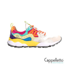 Carica l'immagine nel visualizzatore di Gallery, YAMANO 3 Donna Suede/Nylon Rosa-Bianco