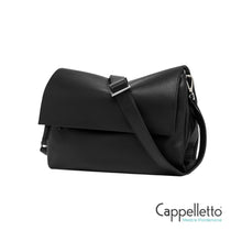 Carica l'immagine nel visualizzatore di Gallery, THREE Borsa in Pelle Nero