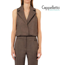 Carica l'immagine nel visualizzatore di Gallery, Gilet Body in Tessuto Mélange CA6127