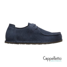 Carica l'immagine nel visualizzatore di Gallery, UTTI LACE Donna Pelle Scamosciata Navy