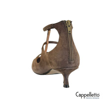 Carica l'immagine nel visualizzatore di Gallery, Décolleté Cinturini Camoscio Visone 1376