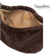 Carica l'immagine nel visualizzatore di Gallery, MORGANA Borsa in Suede Moka