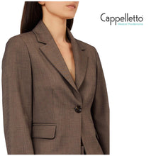 Carica l'immagine nel visualizzatore di Gallery, Blazer Slim Fit in Tessuto Mélange CA6122