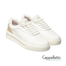 Carica l'immagine nel visualizzatore di Gallery, PHOENIX Sneaker Donna Nappa Bianco/Beige