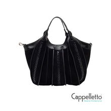 Carica l'immagine nel visualizzatore di Gallery, DUA Borsa Media in Pelle Ralph Nero