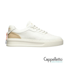 Carica l'immagine nel visualizzatore di Gallery, PHOENIX Sneaker Donna Nappa Bianco/Beige