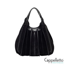 Carica l'immagine nel visualizzatore di Gallery, DUA Borsa Media in Pelle Ralph Nero