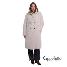 Carica l'immagine nel visualizzatore di Gallery, SULEEN Cappotto Reversibile Simil Montone Nocciola/Betulla