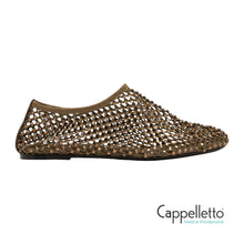 Carica l'immagine nel visualizzatore di Gallery, Ballerina Bijoux Militare/Caramello All Over Strass