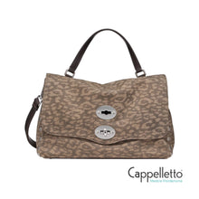 Carica l'immagine nel visualizzatore di Gallery, Postina S Leo Pelle Nabuk Beige Leopardo