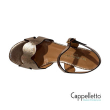 Carica l'immagine nel visualizzatore di Gallery, Sandalo D4612B Studio 54 Cannella Tacco 50