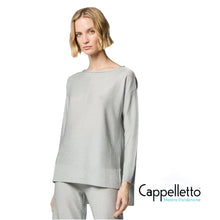 Carica l'immagine nel visualizzatore di Gallery, MATRIX Maglia Lurex Scollo Barca Argento