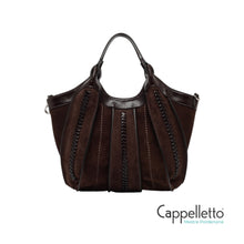Carica l'immagine nel visualizzatore di Gallery, DUA Borsa Media in Pelle Ralph Espresso