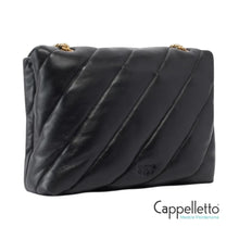 Carica l'immagine nel visualizzatore di Gallery, LOVE PUFF BIG Sheep Nappa Nero/Gold