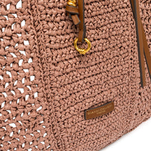 Carica l'immagine nel visualizzatore di Gallery, NEFELI Shopper in Paglia Crochet Blush