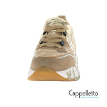 Carica l'immagine nel visualizzatore di Gallery, CLUB105 Sneaker Donna Suede/Teddy Marrone-Platino