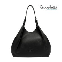 Carica l'immagine nel visualizzatore di Gallery, DUA Borsa Grande in Pelle Nera