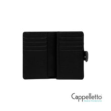 Carica l'immagine nel visualizzatore di Gallery, WALLETS GRAIN 13757 in Pelle Nera