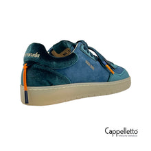 Carica l'immagine nel visualizzatore di Gallery, GUGA Sneaker Donna Velluto Petrolio