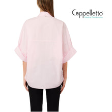 Carica l'immagine nel visualizzatore di Gallery, Camicia Oversize in Popeline Rosa Tulip CA6255