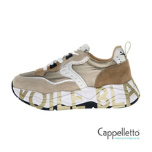 Carica l'immagine nel visualizzatore di Gallery, CLUB105 Sneaker Donna Suede/Nylon Laminato Platino